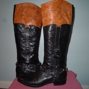 Tall Leather Boots